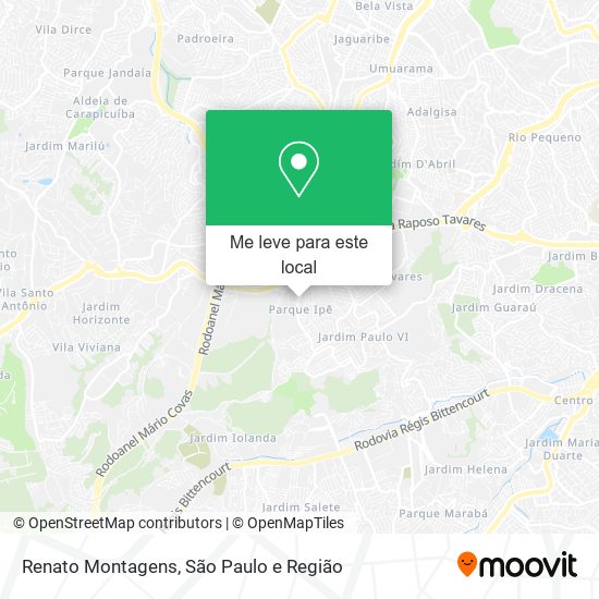 Renato Montagens mapa