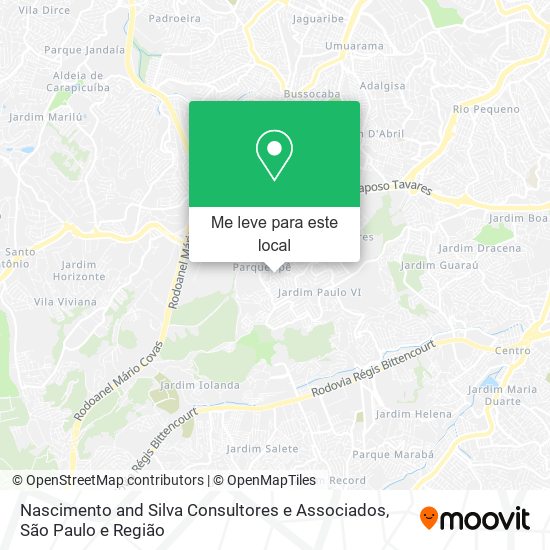 Nascimento and Silva Consultores e Associados mapa