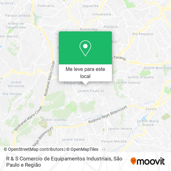 R & S Comercio de Equipamentos Industriais mapa