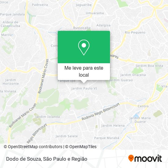 Dodo de Souza mapa