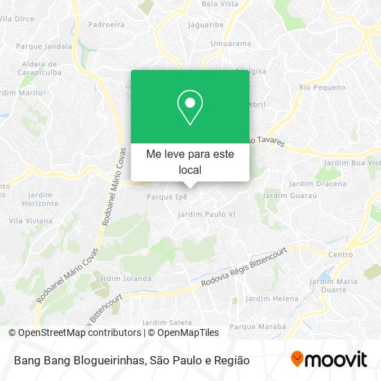 Bang Bang Blogueirinhas mapa