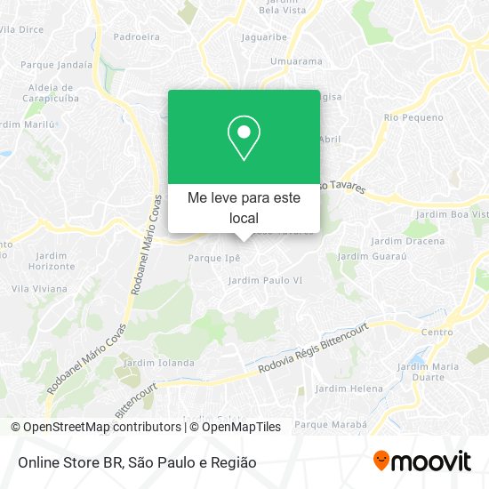 Online Store BR mapa