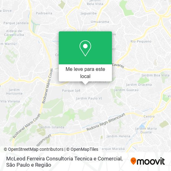 McLeod Ferreira Consultoria Tecnica e Comercial mapa