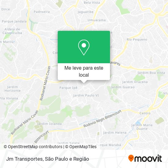 Jm Transportes mapa