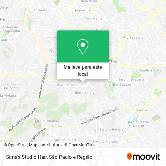 Sima's Studio Hair mapa