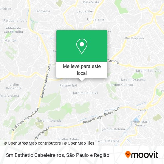 Sm Esthetic Cabeleireiros mapa