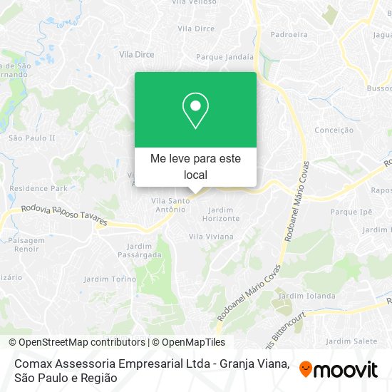 Comax Assessoria Empresarial Ltda - Granja Viana mapa