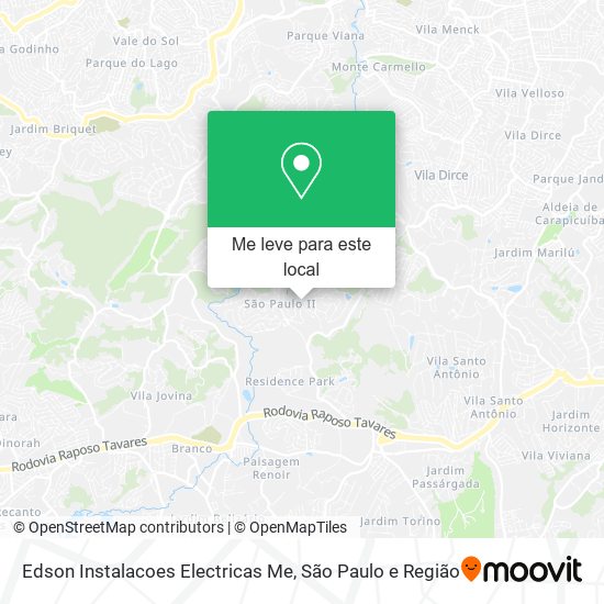 Edson Instalacoes Electricas Me mapa