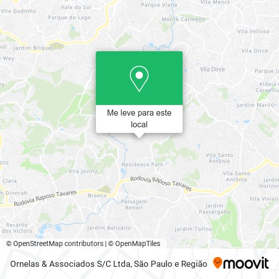 Ornelas & Associados S/C Ltda mapa