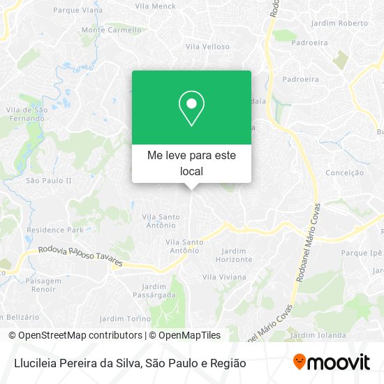 Llucileia Pereira da Silva mapa