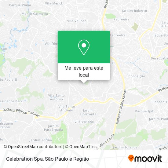 Celebration Spa mapa