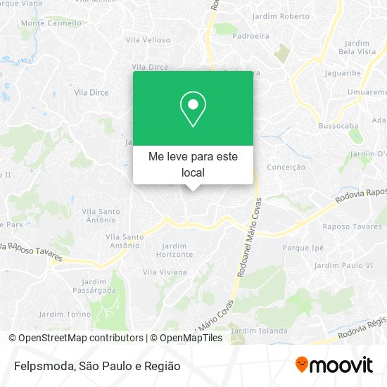 Felpsmoda mapa