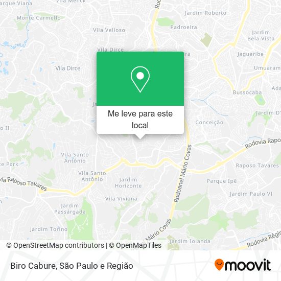 Biro Cabure mapa