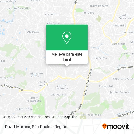 David Martins mapa