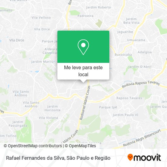 Rafael Fernandes da Silva mapa