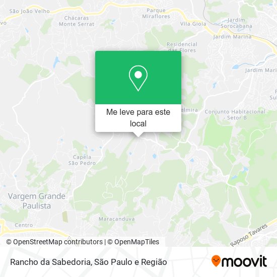 Rancho da Sabedoria mapa