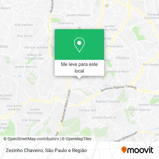 Zezinho Chaveiro mapa