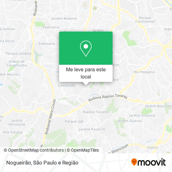 Nogueirão mapa