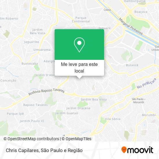 Chris Capilares mapa