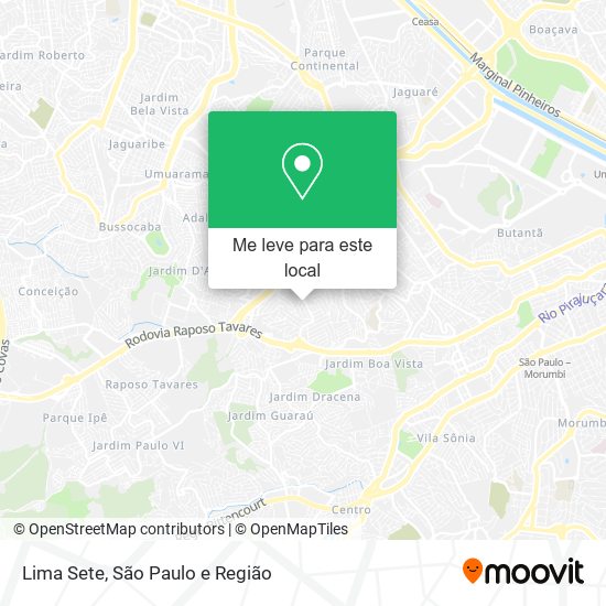 Lima Sete mapa