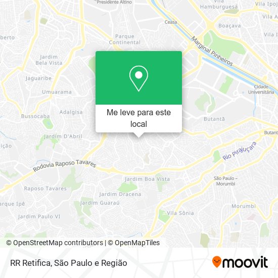 RR Retifica mapa