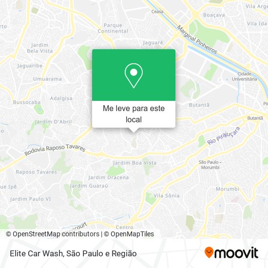 Elite Car Wash mapa