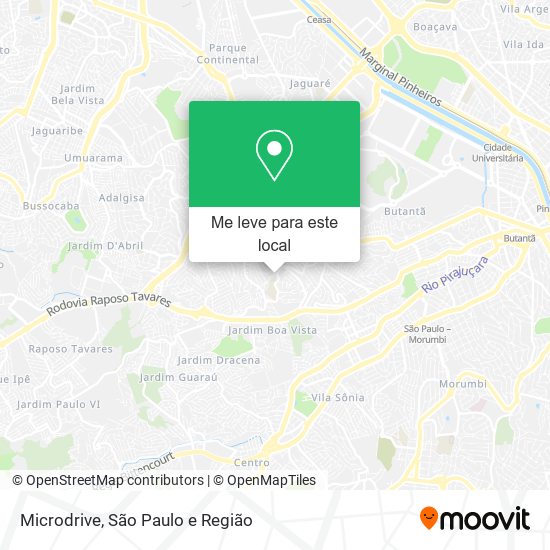 Microdrive mapa
