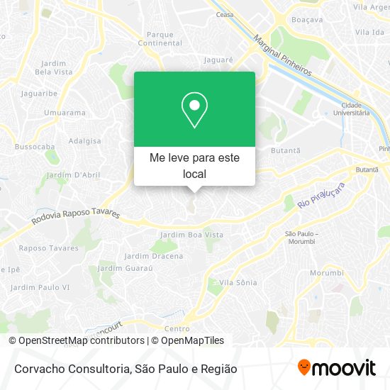 Corvacho Consultoria mapa