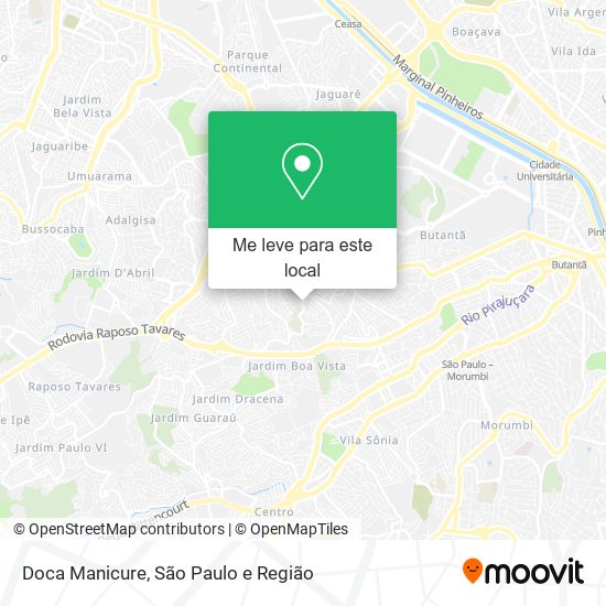 Doca Manicure mapa
