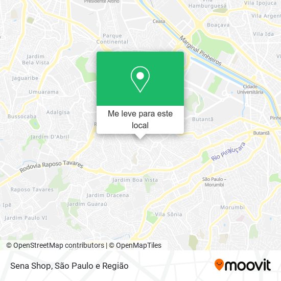 Sena Shop mapa