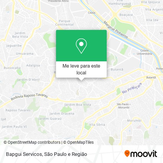 Bapgui Servicos mapa