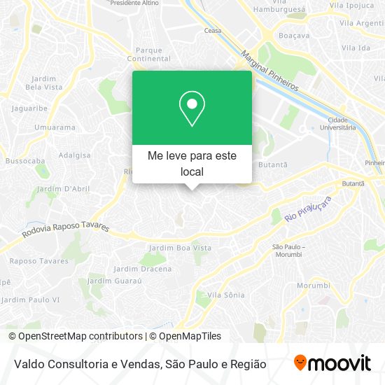 Valdo Consultoria e Vendas mapa