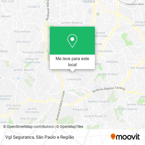 Vgl Seguranca mapa