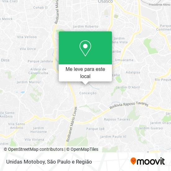 Unidas Motoboy mapa