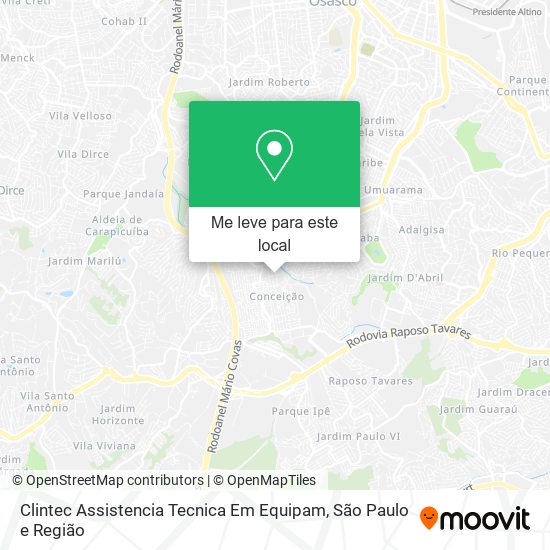 Clintec Assistencia Tecnica Em Equipam mapa