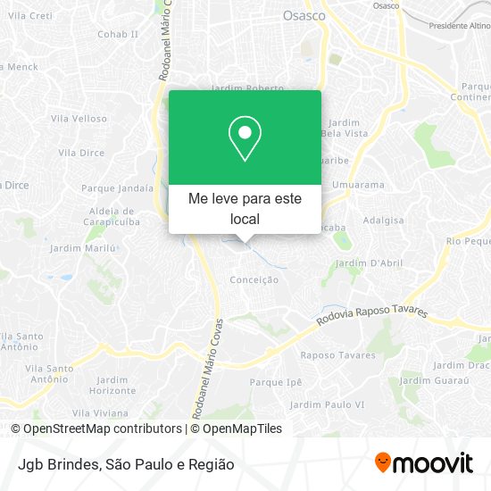 Jgb Brindes mapa