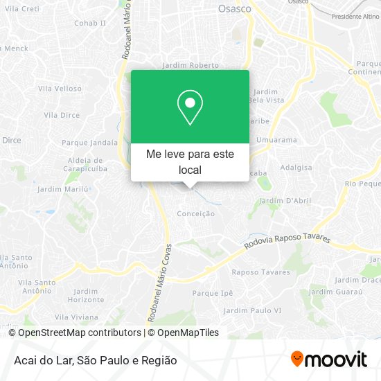 Acai do Lar mapa