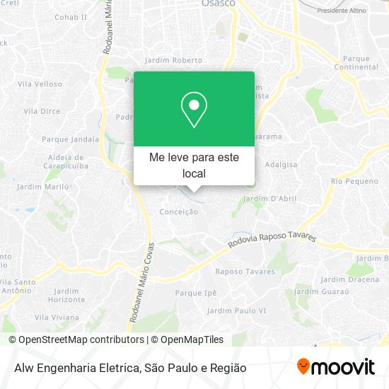 Alw Engenharia Eletrica mapa