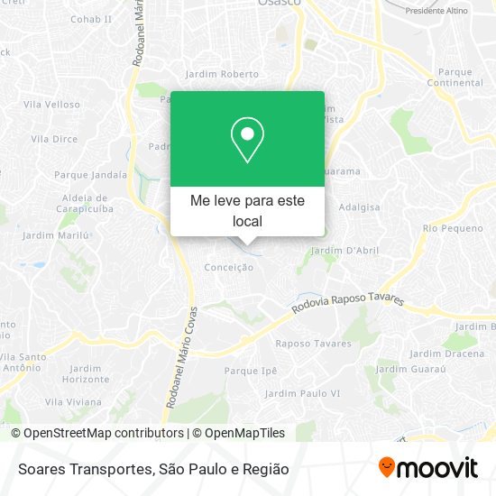 Soares Transportes mapa