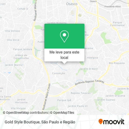 Gold Style Boutique mapa