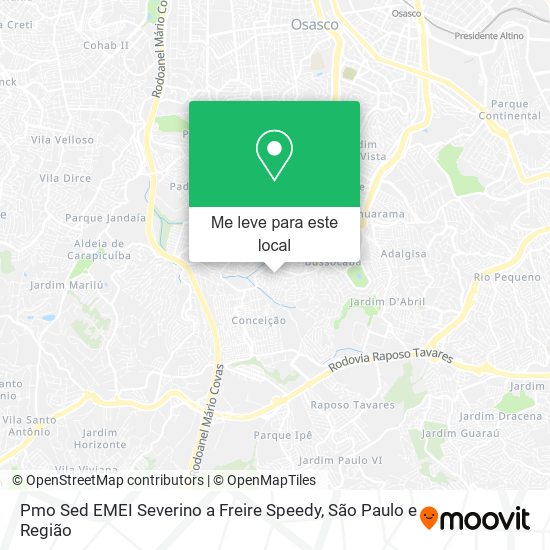 Pmo Sed EMEI Severino a Freire Speedy mapa