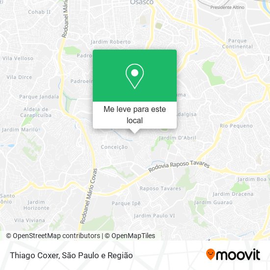 Thiago Coxer mapa