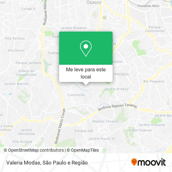 Valeria Modas mapa