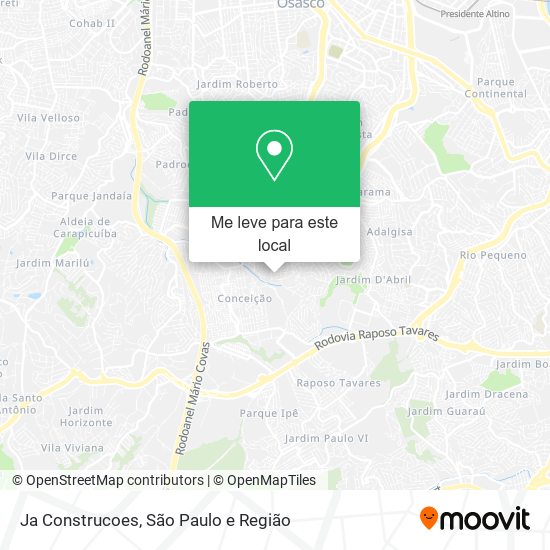 Ja Construcoes mapa