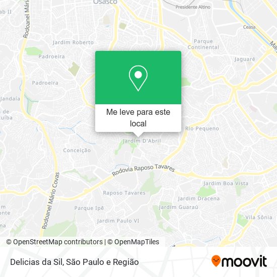 Delicias da Sil mapa