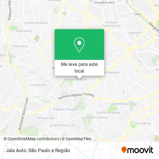 Jala Auto mapa