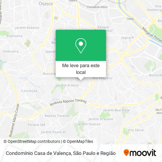 Condomínio Casa de Valença mapa