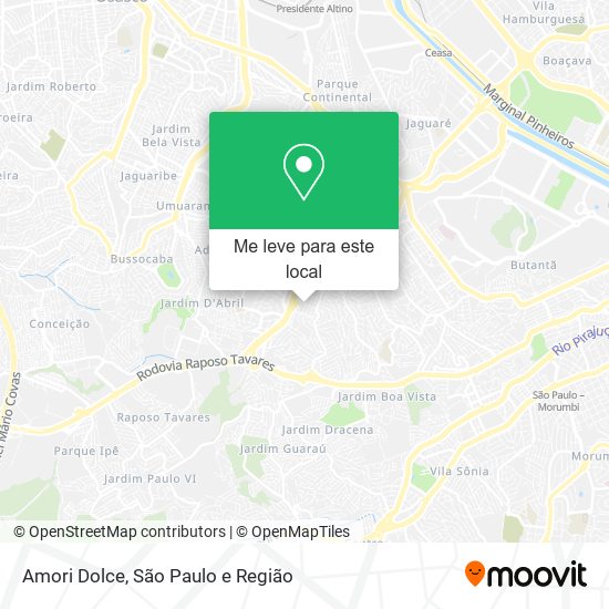 Amori Dolce mapa
