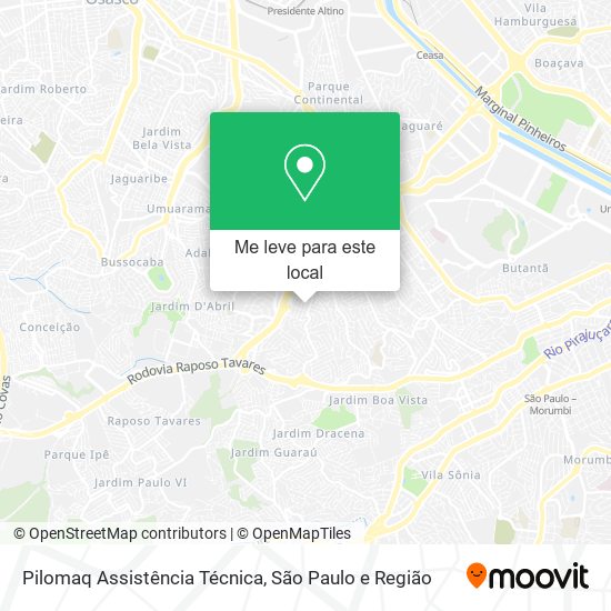 Pilomaq Assistência Técnica mapa