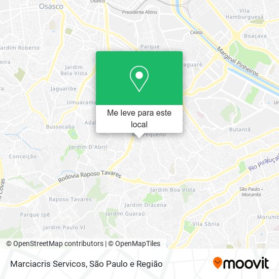 Marciacris Servicos mapa